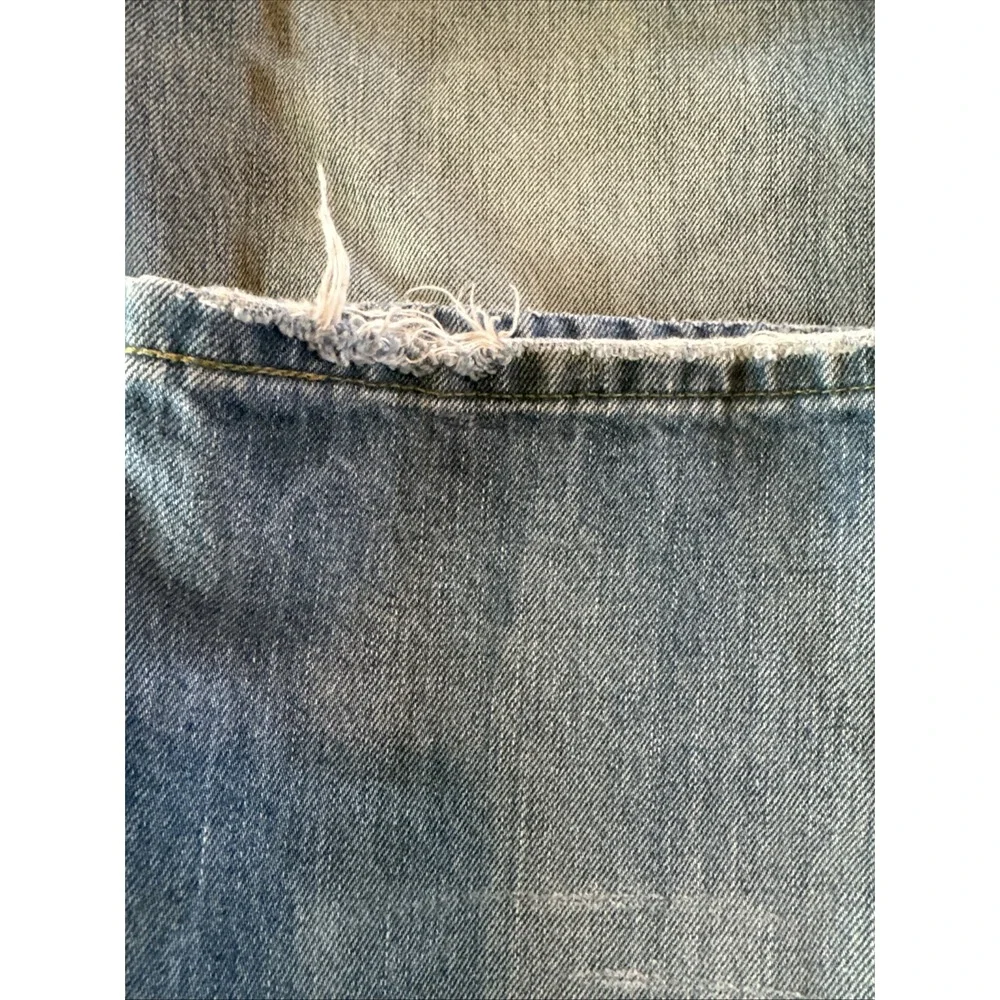 Vintage LEVI'S Men 507 04 Regular Straight‎ Jeans Size W36 34L Unique Fade